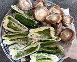 ポリ袋1枚！ピーマンと椎茸の肉詰め作り方6写真