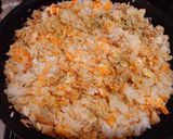小松菜と雑魚のチャーハン作り方12写真