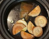 手作り鍋の素♪醤油味でモツ鍋風♪作り方1写真