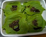 韓国本場の味　エゴマの葉の醤油漬け作り方4写真