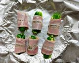 簡単今日の夕飯ピーマンのベーコン巻き副菜作り方3写真