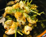 毎日の納豆●海苔添え鶏皮焼き作り方2写真