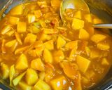 長ねぎとじゃがいものカレー作り方6写真