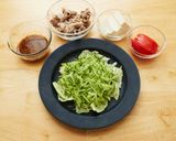 担々風豚しゃぶ豆腐サラダ作り方4写真