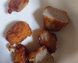 やみつき注意！鶏の唐揚げマヨソース丼作り方1写真