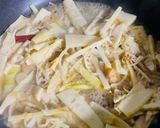 私の 筍とほうれん草の炒め作り方6写真