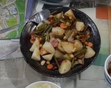 じゃがいもとベーコンのスパイシー焼き作り方6写真