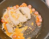 ソーセージ玉子チャーハン作り方3写真