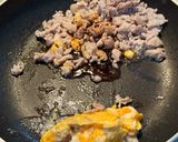 焼肉のタレで豚バラ卵炒飯！作り方3写真