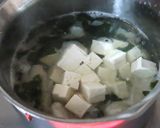 寒い日にも★美味★蓮根わかめ豆腐のみそ汁作り方7写真