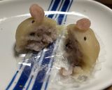 雑穀米入り、桜餡、白餡うさぎのおはぎ🐰作り方5写真