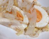 白菜と茹で卵の胡麻和え作り方5写真
