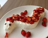 へびケーキ⭐︎2025干支ケーキ作り方6写真