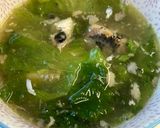 いわしとフリルレタスのスープ作り方4写真