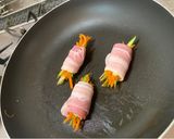 ベーコン巻き野菜ロール(お弁当用)作り方5写真