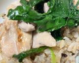 簡単　マグロとほうれん草の炒め物作り方13写真