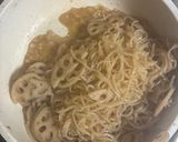 レンコンとしらたきのきんぴら作り方4写真