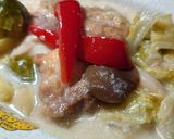 白菜トロトロ💫チキンのクリーム煮作り方8写真