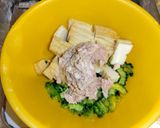 ゴーヤ厚揚げしめじツナのマヨチーズ焼作り方3写真