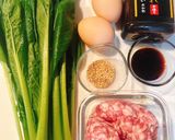 焼肉生だれでワンパンいろどり3色そぼろ丼作り方2写真