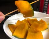 🔰電子レンジで簡単おかず！かぼちゃの白だし煮物作り方6写真