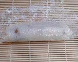 海苔で巻かないもち米納豆巻き♫作り方2写真