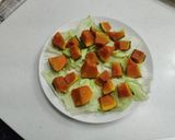 カボチャとトマトのシンプルサラダ作り方3写真