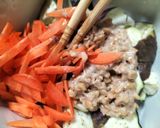 【爆速レンチン】ゴマ香る！納豆ナス🍆🥕節約副菜♪作り方3写真