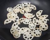 レンコンと豚肉の炒め作り方6写真