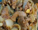 牛こま肉の豆板醤炒め作り方3写真