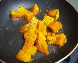 5分で副菜!かぼちゃの南蛮風炒め♪作り方3写真