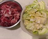 キャベツと豚こま!我が家のスピードご飯作り方1写真