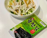 きゅうりと竹輪の韓国海苔和え作り方2写真