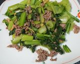 牛肉と小松菜の中華炒め作り方5写真