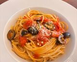 ミニトマトのプッタネスカ（ジョジョ飯）作り方11写真
