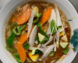 お一人様野菜たっぷり上海風焼きそば味炒飯作り方11写真