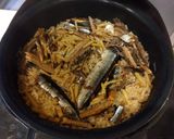 さんまの甘露煮の炊込ご飯→だし茶漬作り方2写真