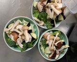 肉無チクワクリーミー洋風ユッケ丼味野菜炒作り方10写真