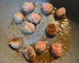 簡単&味濃い目！ナスと柔らか肉団子炒め作り方6写真