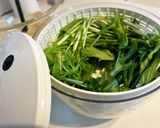 水菜のサラダ作り方2写真