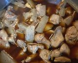 鶏レバーとこんにゃくの煮物作り方5写真