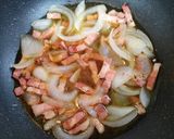 簡単昼食今夜の夕飯！夏のベーコンのパスタ作り方6写真