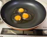 目玉焼き 半熟〜固め作り方1写真