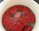 絶品！箸休め！赤こんにゃくのお刺身作り方3写真