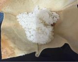 サーモンとアボカド丼(春巻きの皮の器作り方8写真