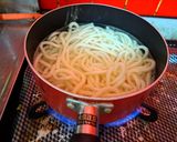 韓国冷麺風冷やしうどん作り方2写真