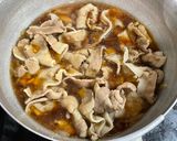 簡単⭐︎五分で完成⭐︎豚バラ肉のサッと煮作り方3写真