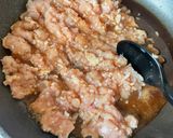 お弁当に⭐︎甘辛のしっとり鶏そぼろ丼作り方2写真