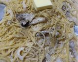 【塩分2.2】ワンパン明太クリームパスタ作り方4写真