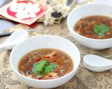 きのこと豆腐の酸辣湯（サンラータン）作り方9写真